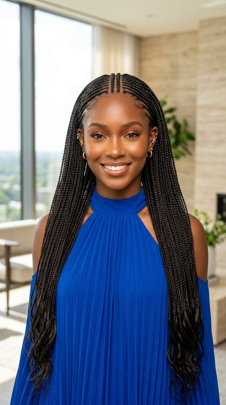 Micro Braids Long Style