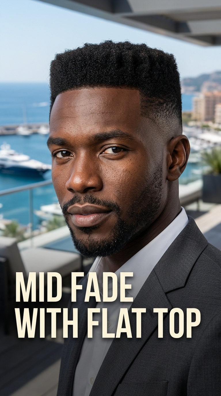 Mid Fade with Flat Top