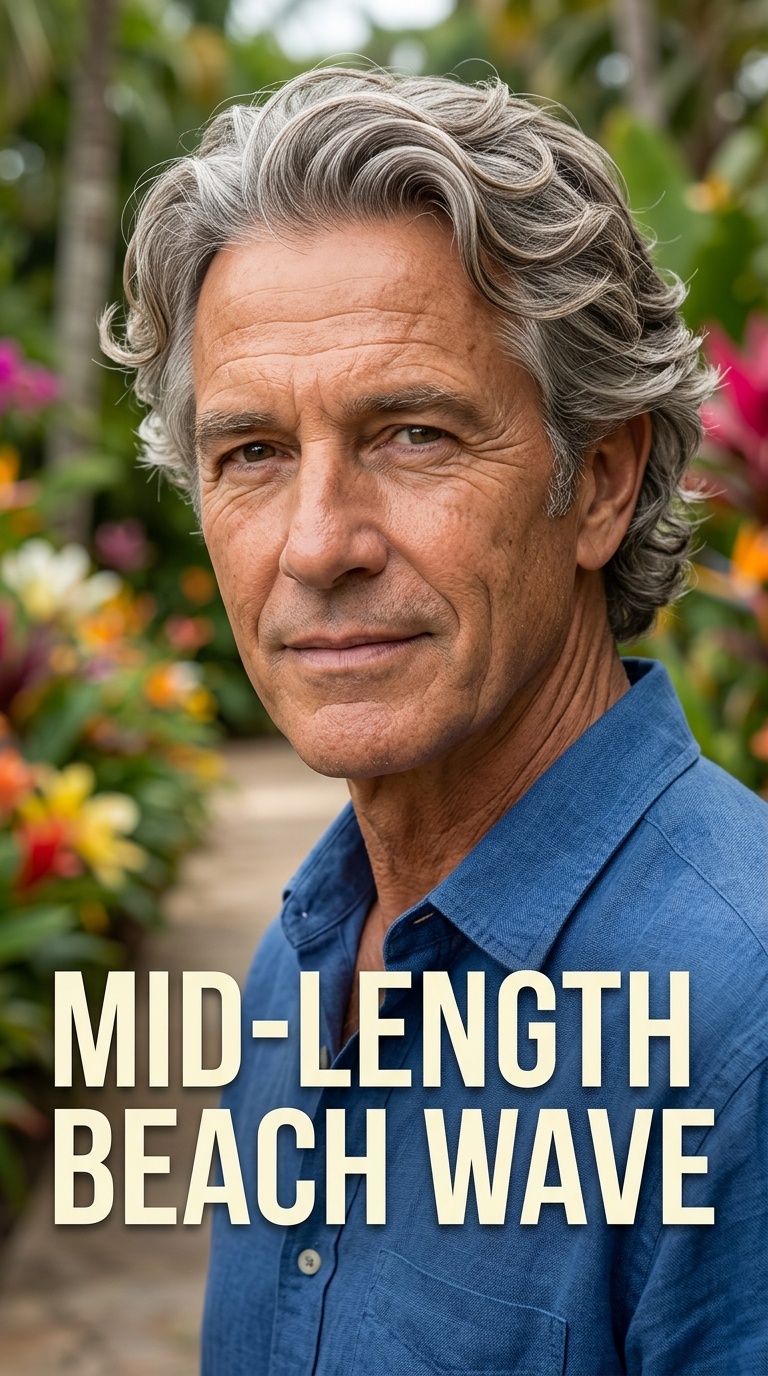 Mid-Length Beach Wave