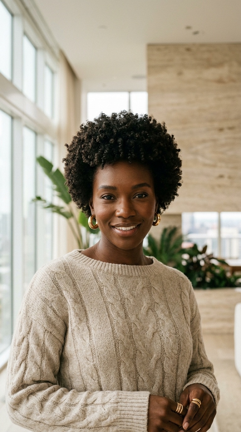 Mini Afro For Black Women