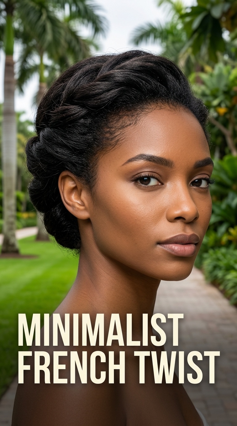 Minimalist French Twist
