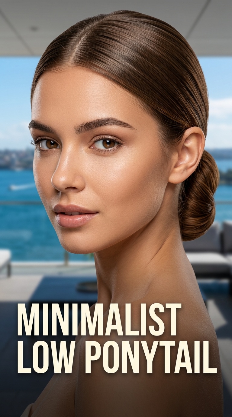 Minimalist Low Ponytail