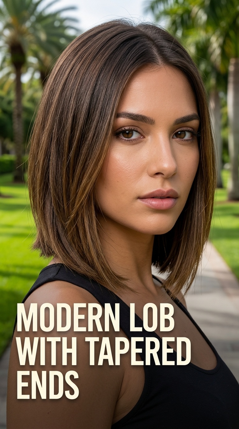 Modern Lob with Tapered Ends