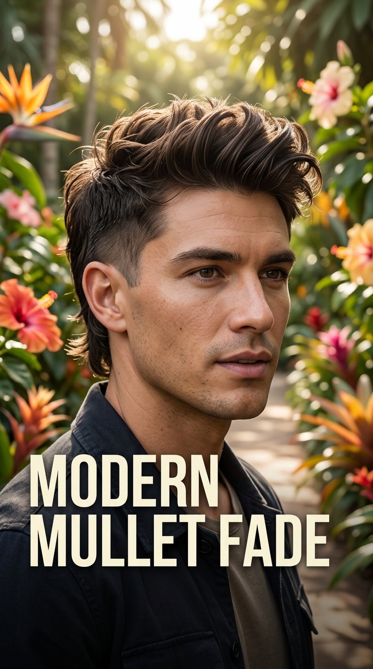 Modern Mullet Fade