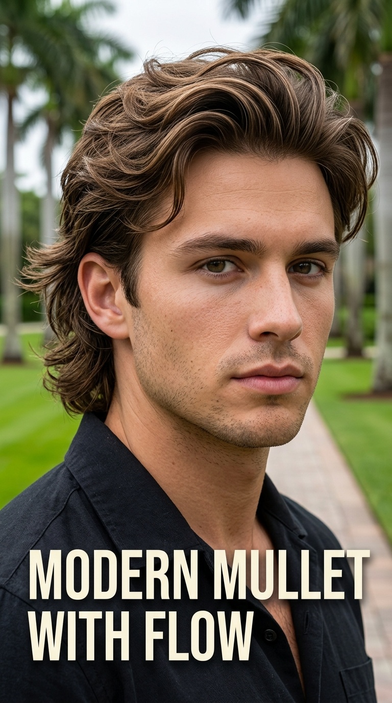 Modern Mullet with Flow