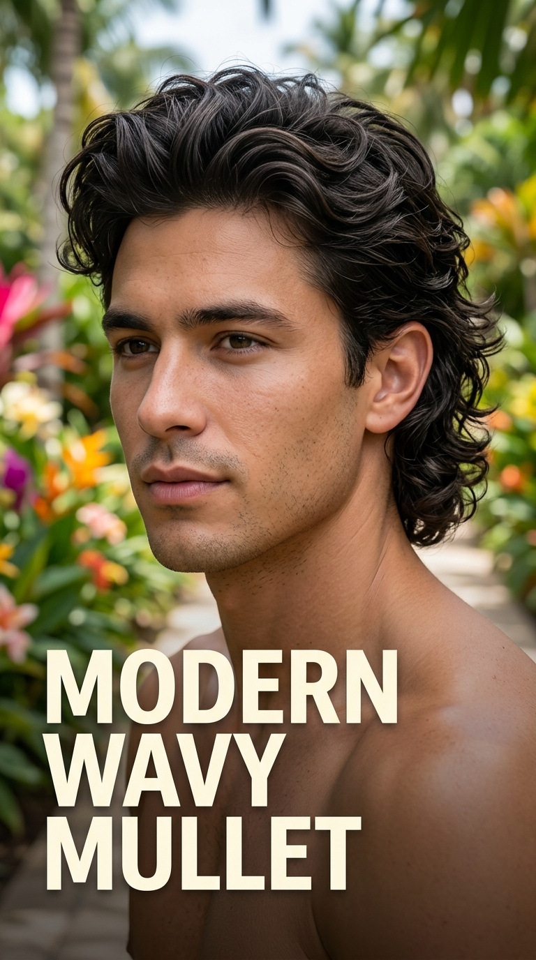 Modern Wavy Mullet