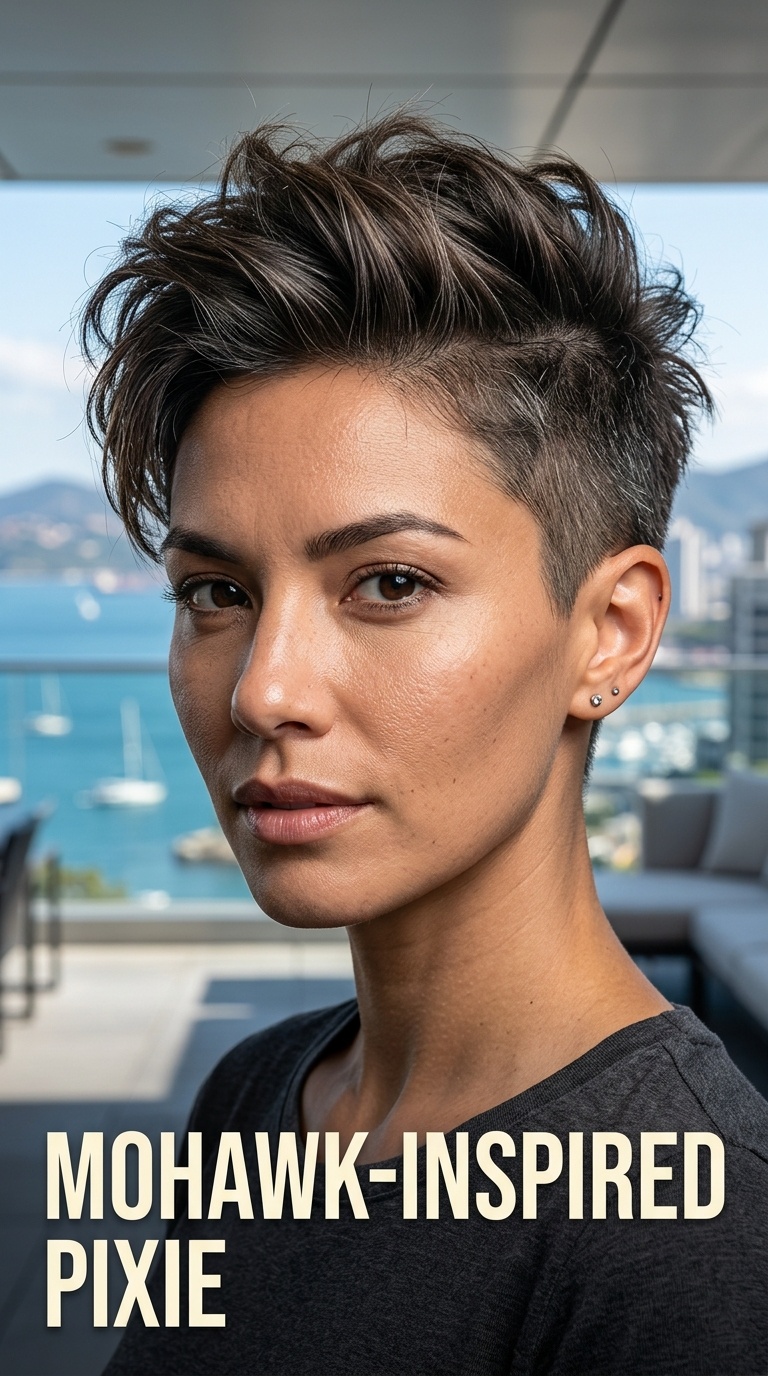 Mohawk-Inspired Pixie