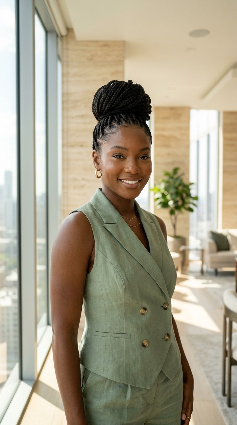 Monochrome Outfits For Black Women