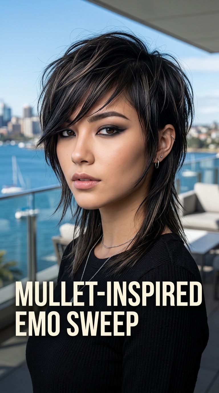 Mullet-Inspired Emo Sweep