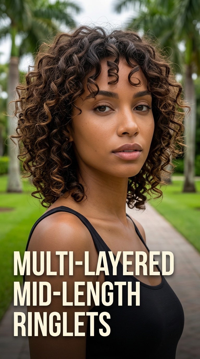 Multi-Layered Mid-Length Ringlets
