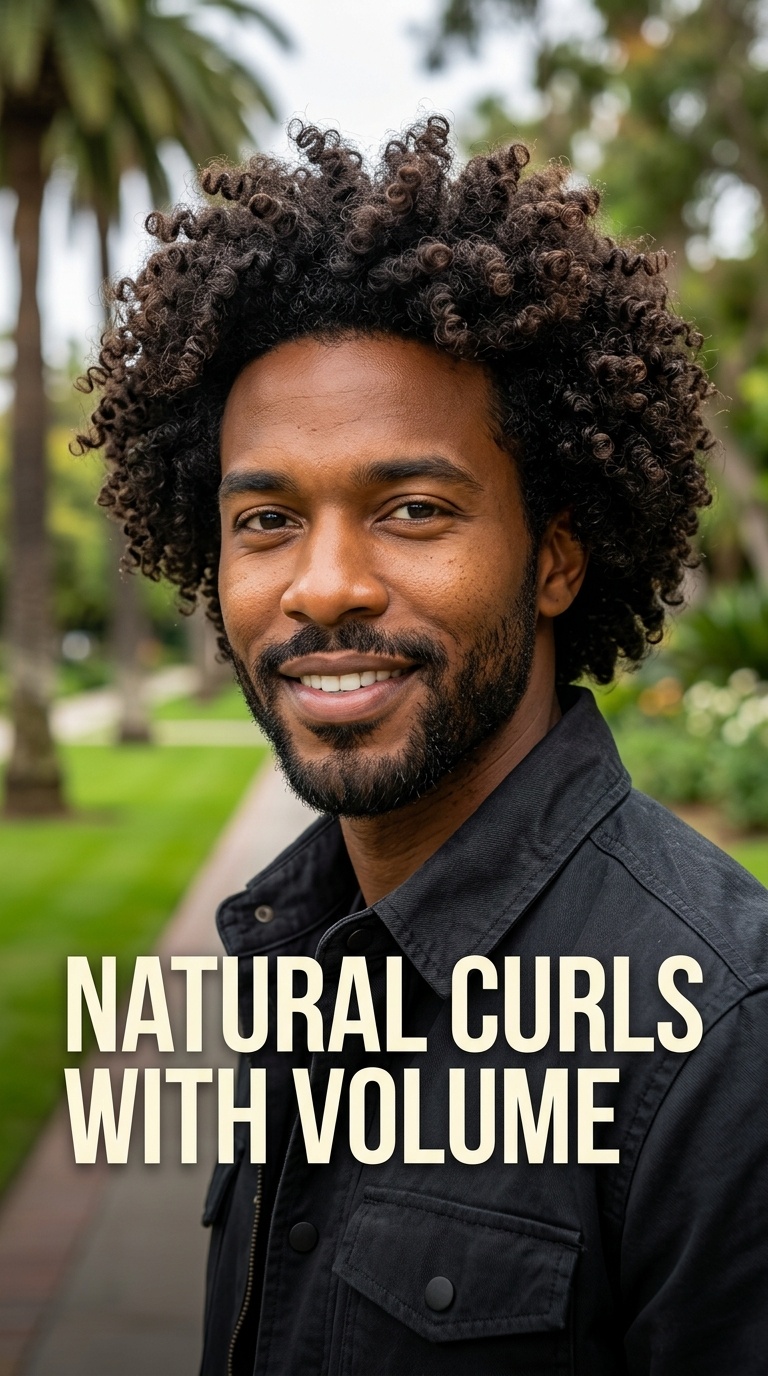 Natural Curls with Volume