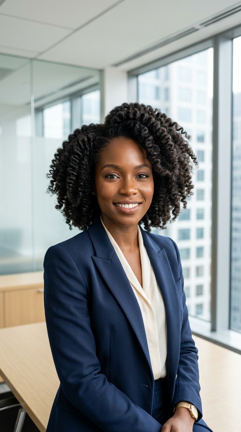 Natural Hair Professional Photoshoot Looks