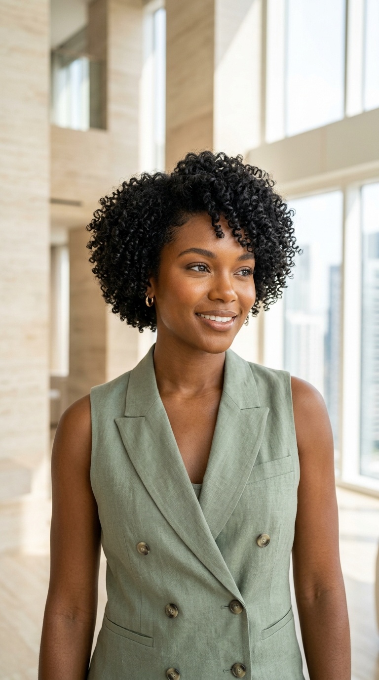 Natural Texture Low Haircut Women