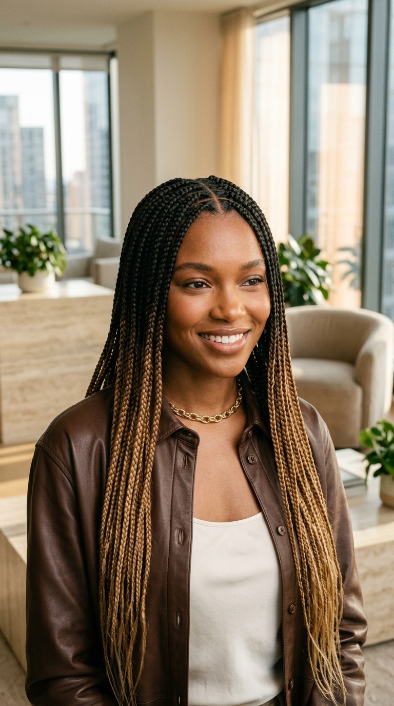 Ombre Braids For Black Women