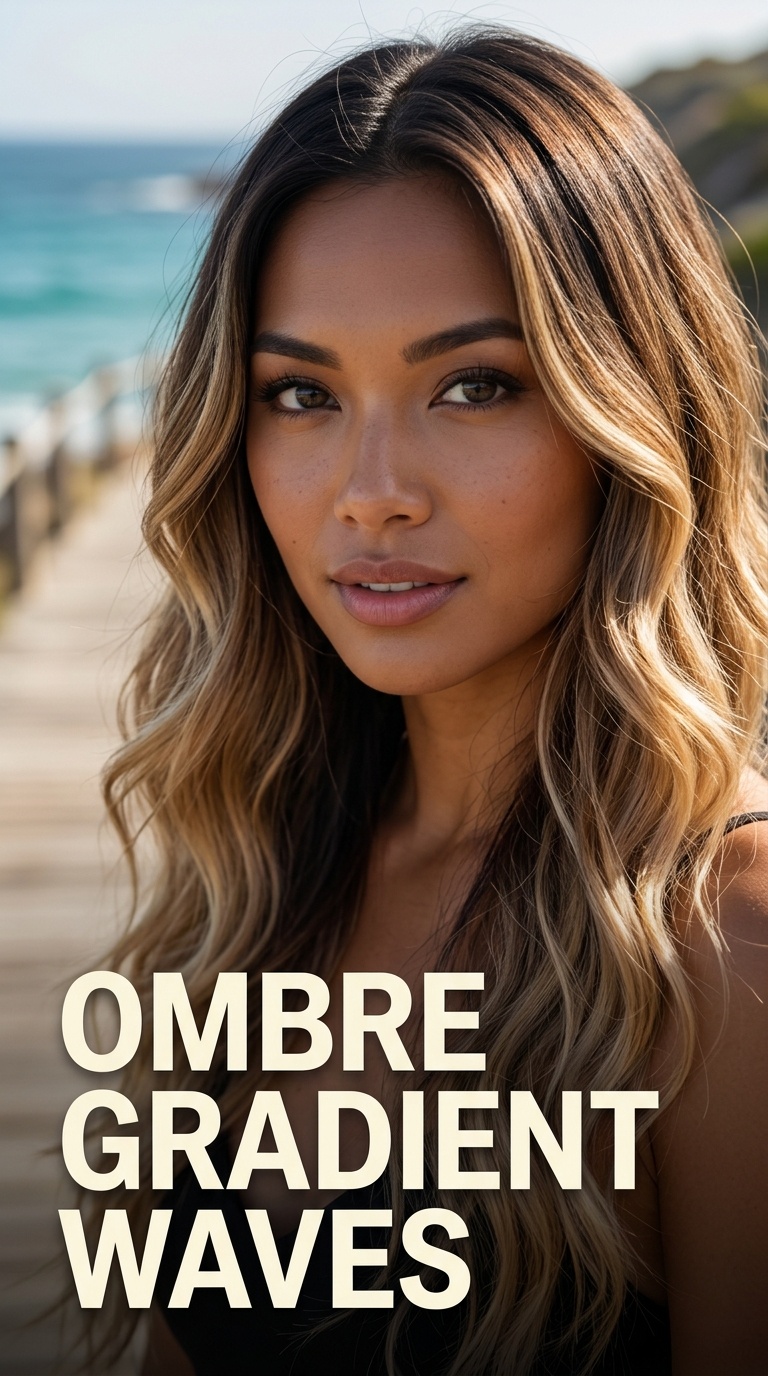Ombre Gradient Waves