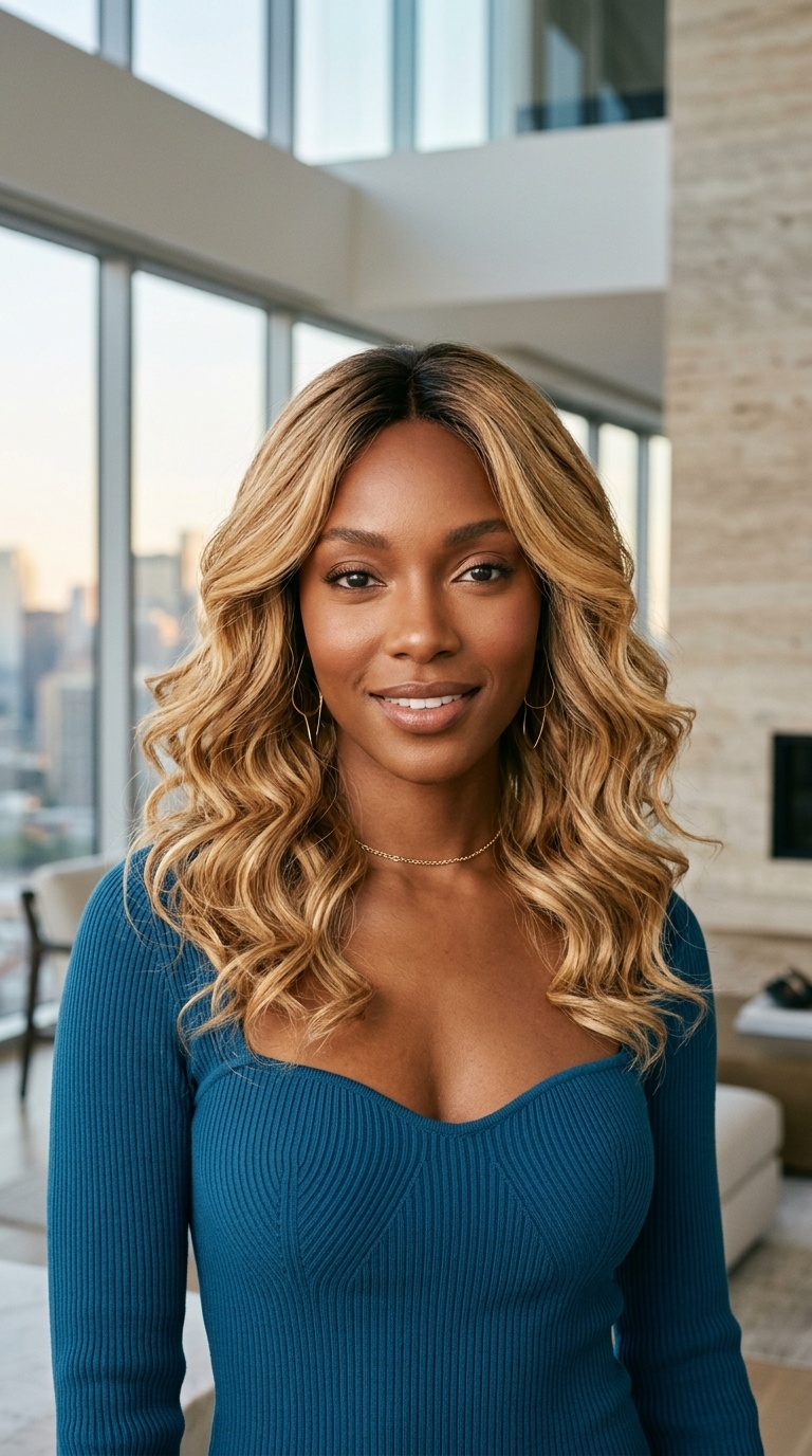 Ombre Honey Blonde Wigs
