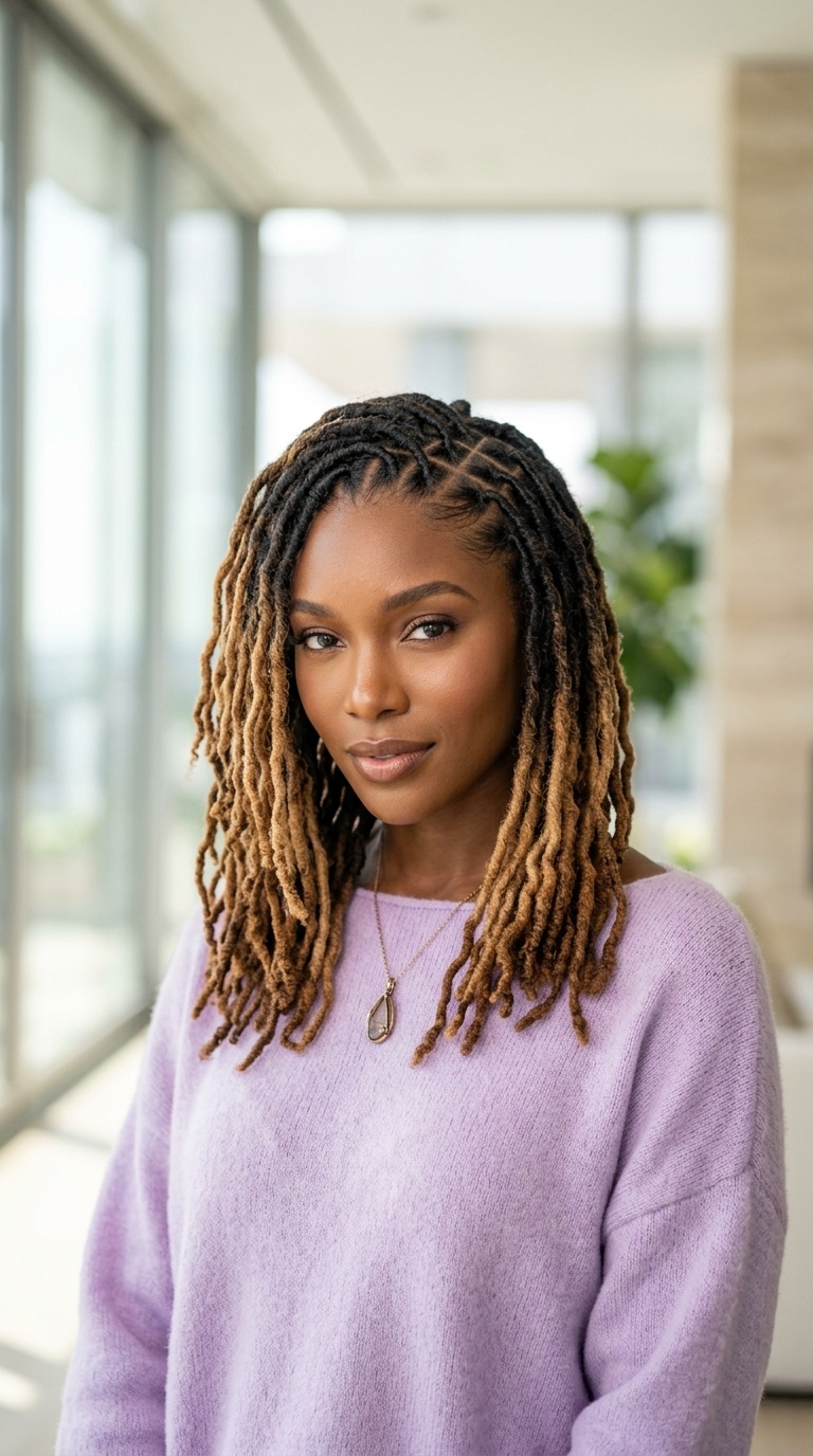 Ombre Locs For Black Women