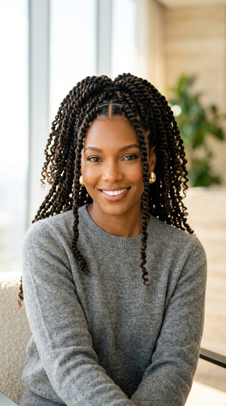 Passion Twists Protective Hair