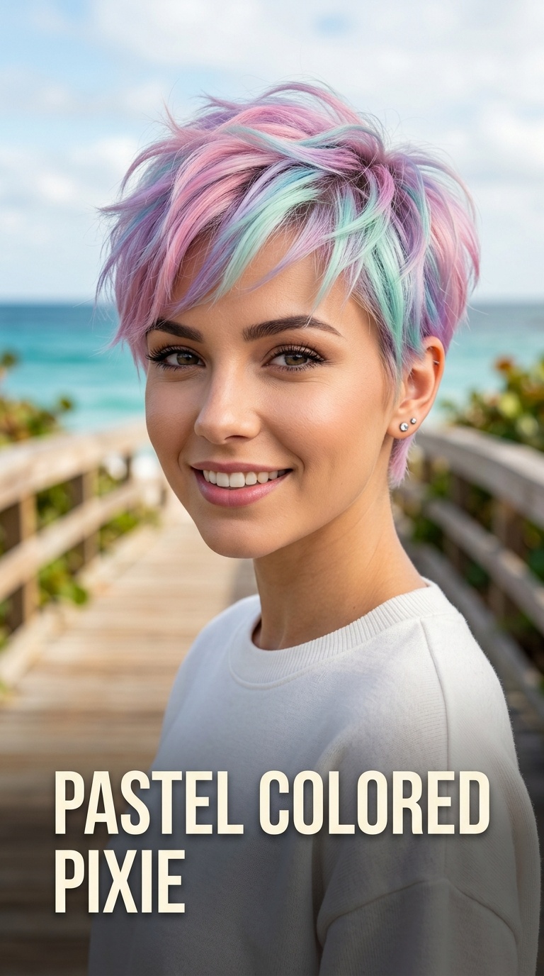Pastel Colored Pixie