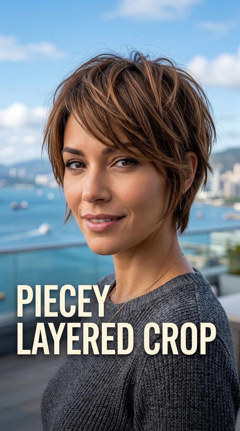 Piecey Layered Crop