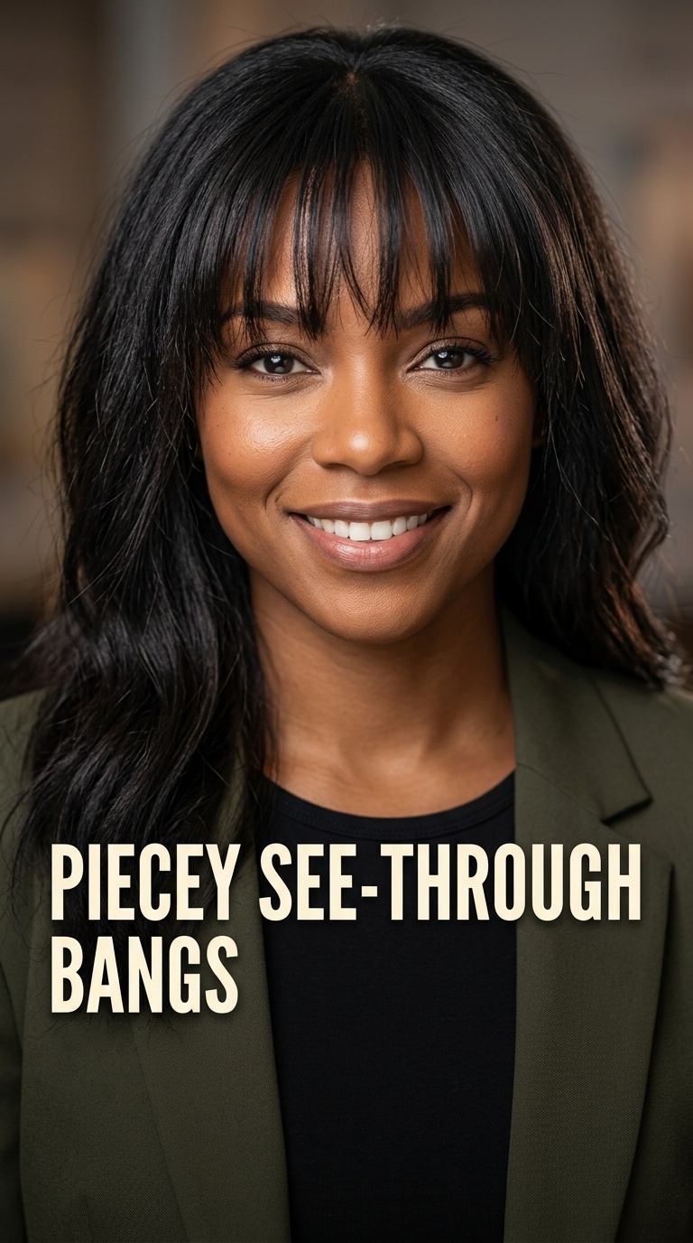 Piecey See-Through Bangs