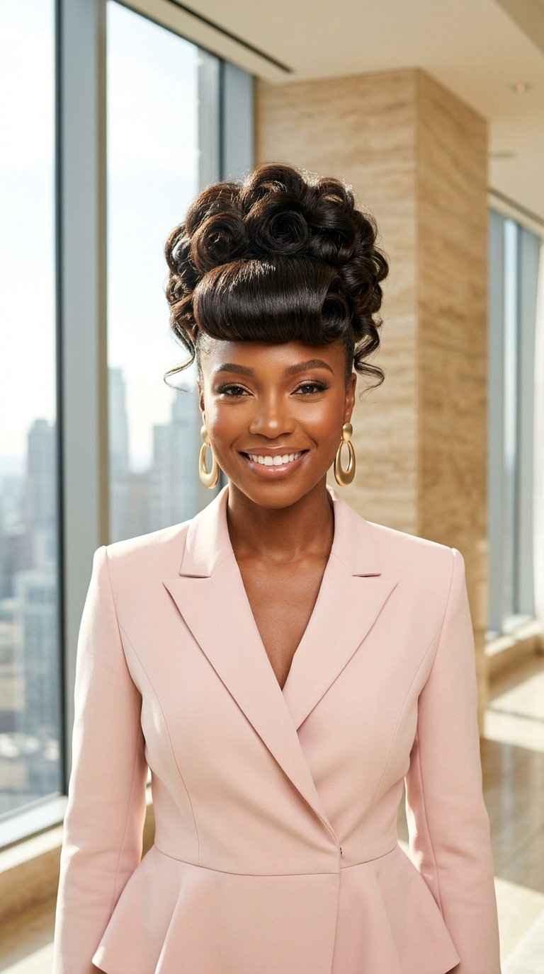 Pin Up Bangs For Black Women