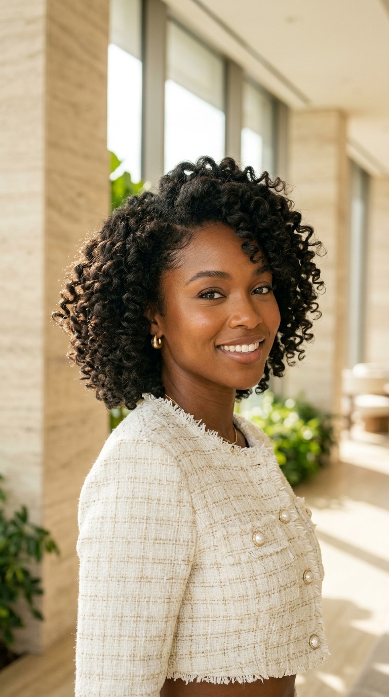 Pin Up Curls For Black Hair