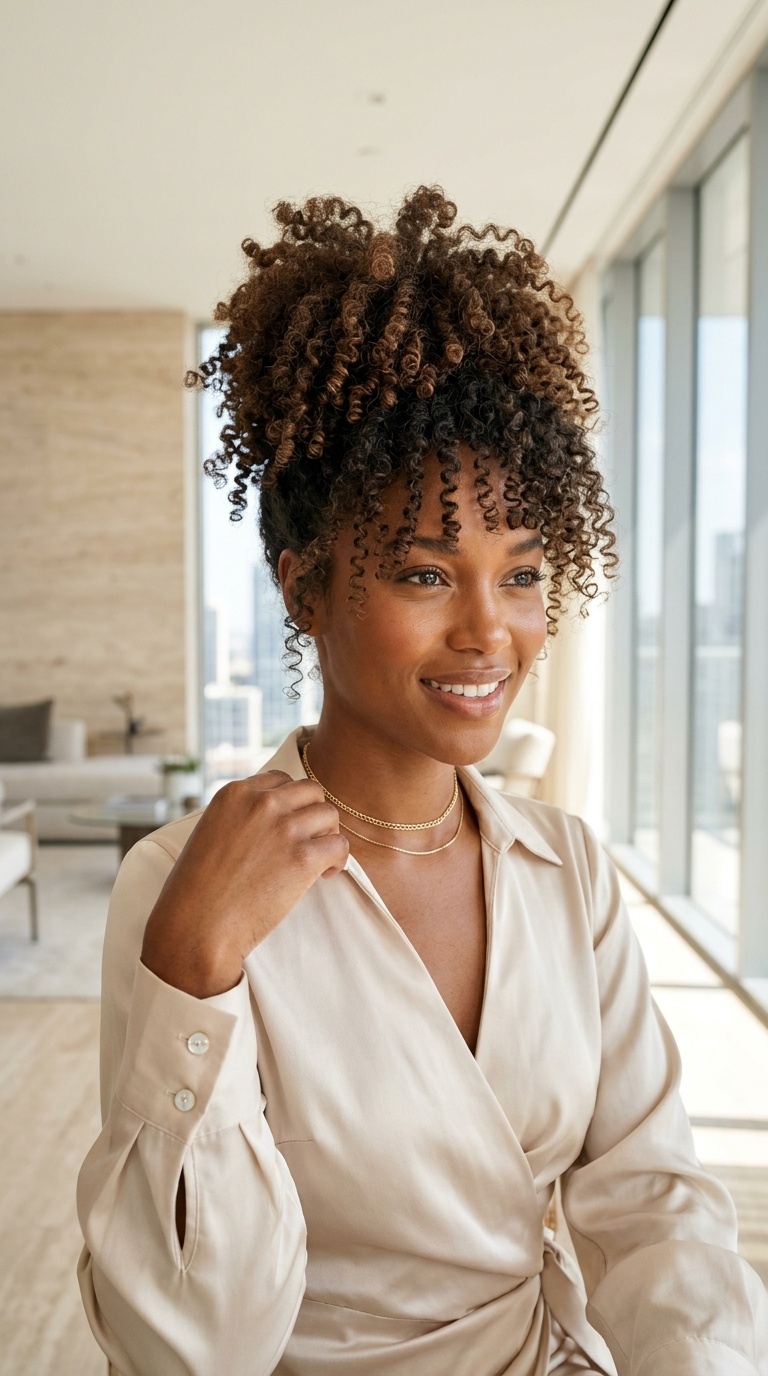 Pineapple Natural Hairstyles
