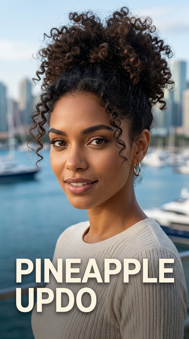 Pineapple Updo