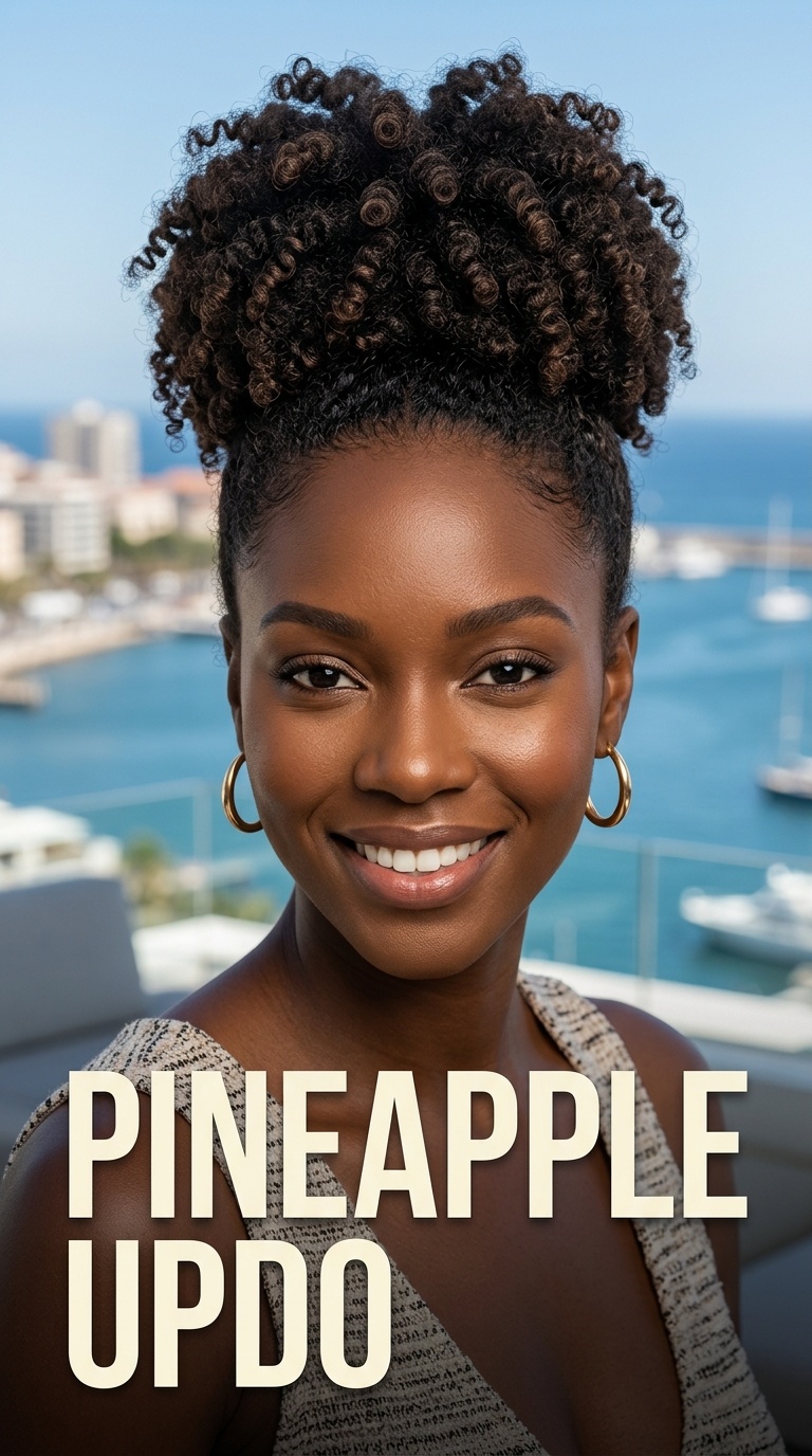 Pineapple Updo