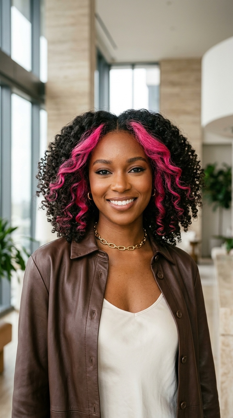 Pink Money Piece For Black Women