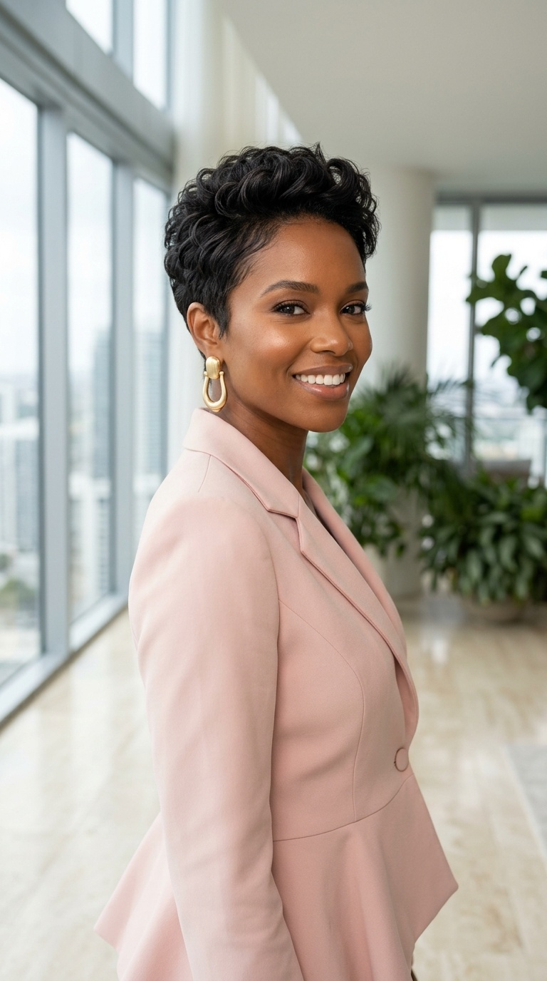 Pixie Cut For Black Women