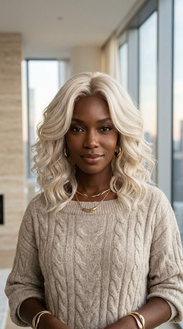 Platinum Blonde Wig Color