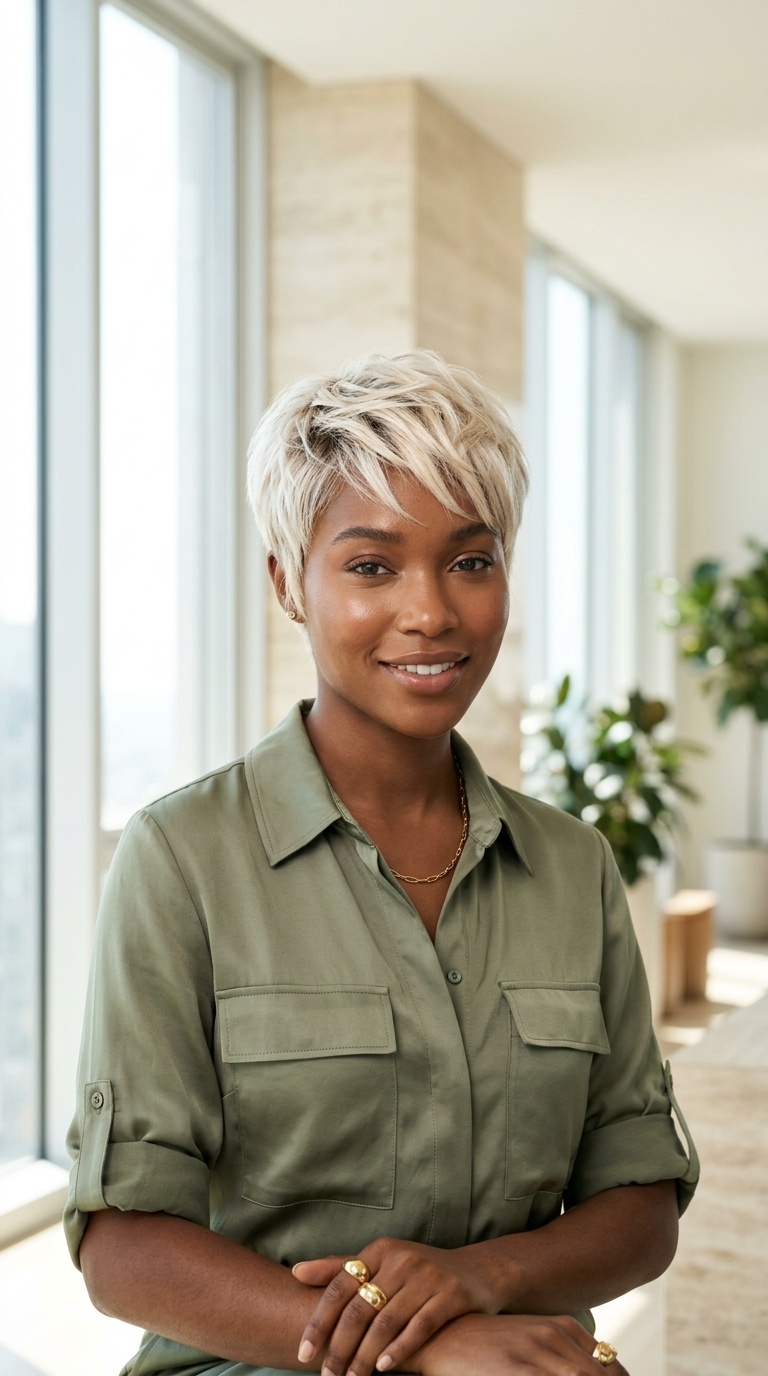 Platinum Crop For Black Women