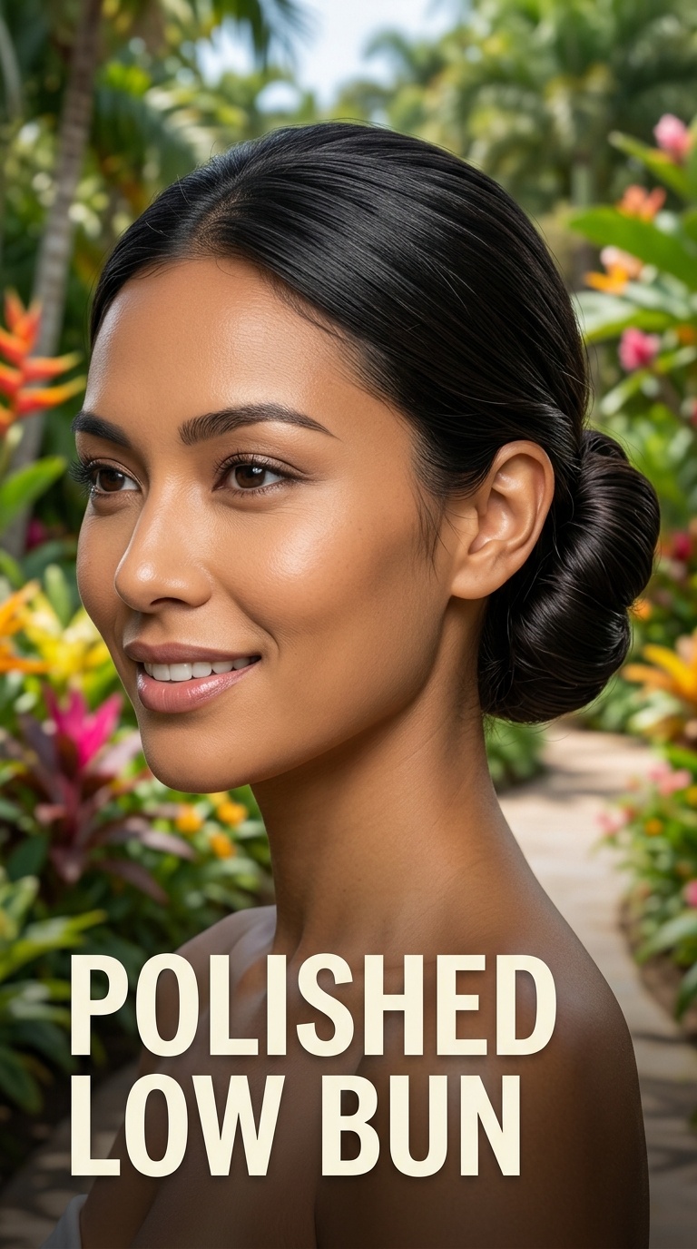 Polished Low Bun