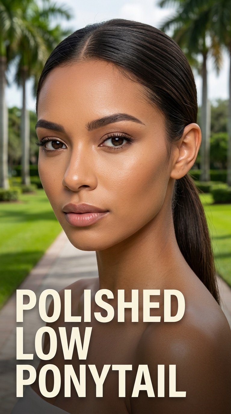 Polished Low Ponytail