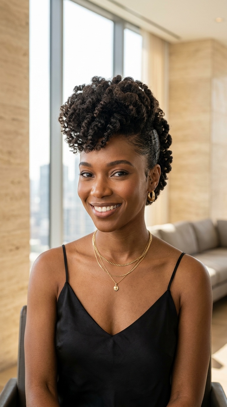Pompadour Pin Up For Black Women