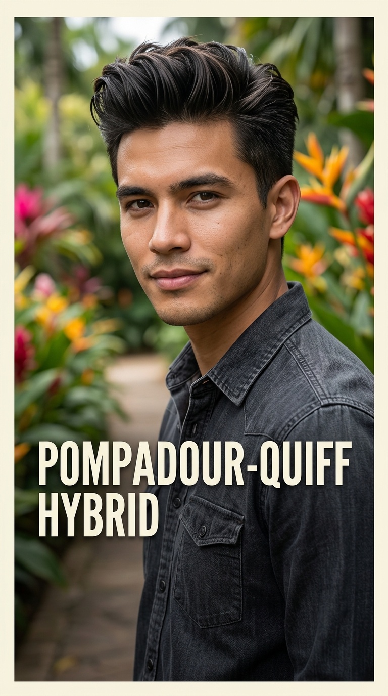 Pompadour-Quiff Hybrid