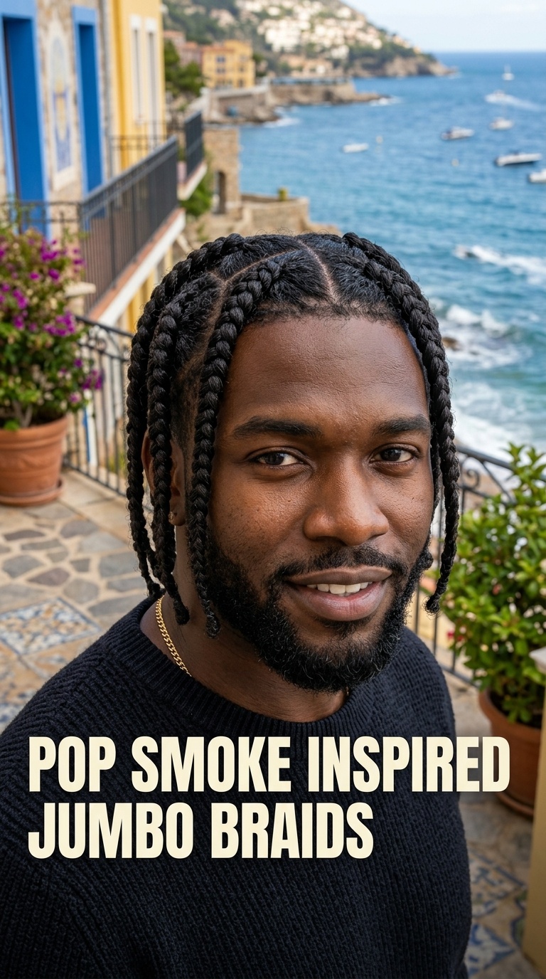 Pop Smoke Inspired Jumbo Braids