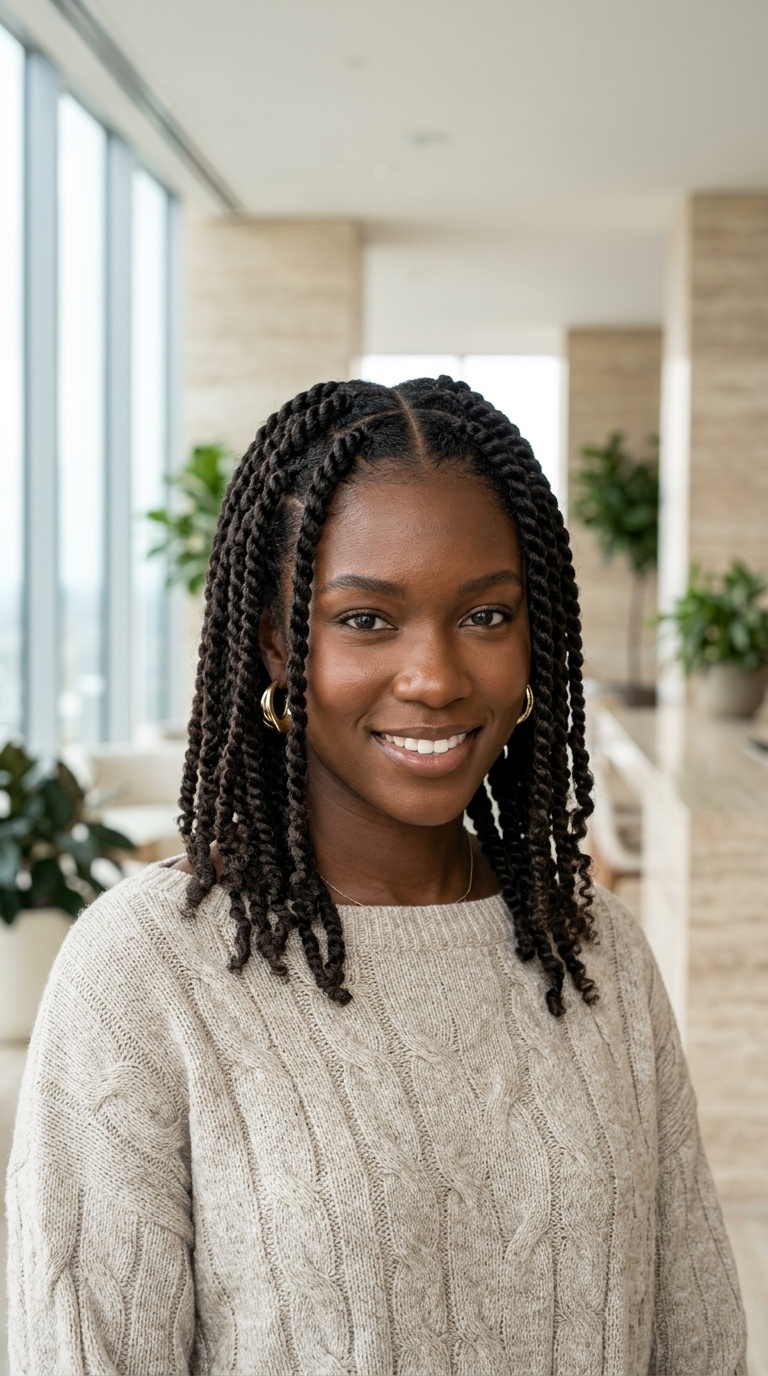 Quick Two Strand Twists