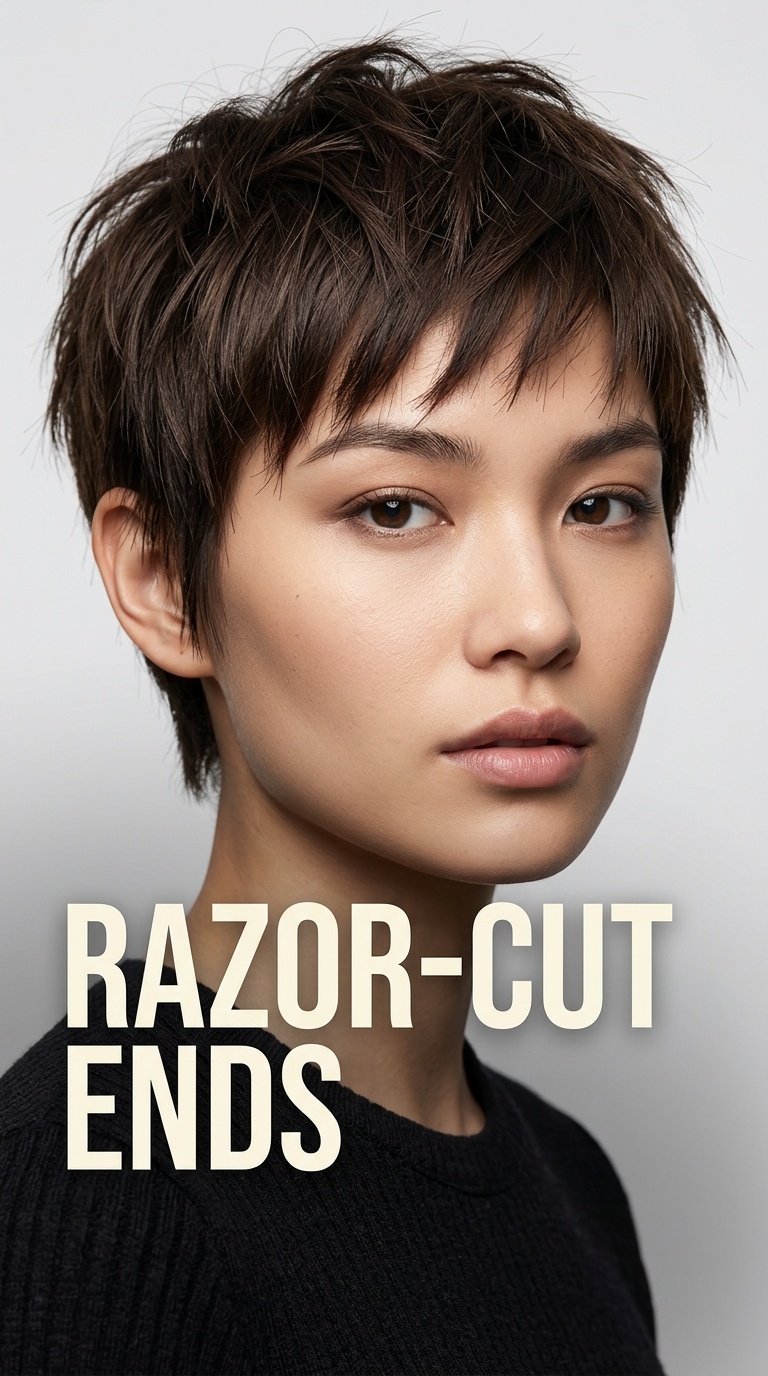 Razor-Cut Ends