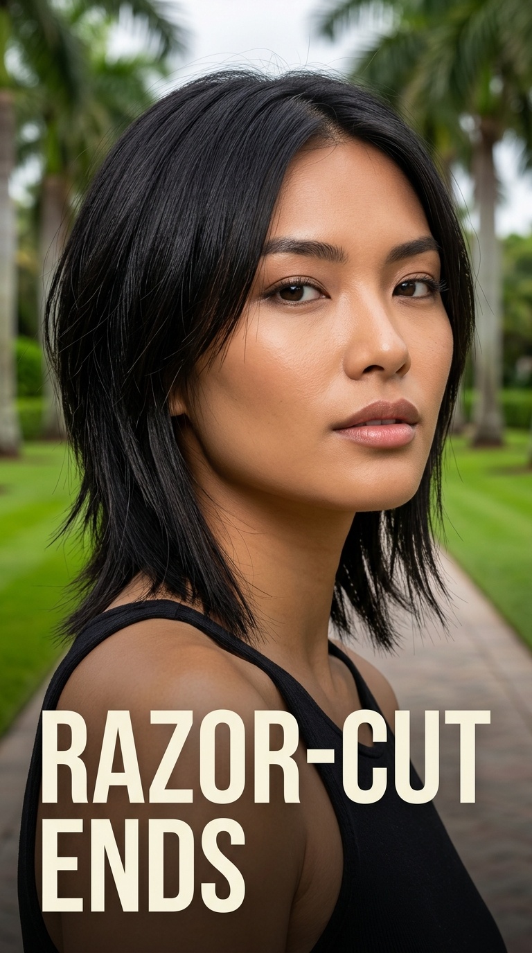 Razor-Cut Ends