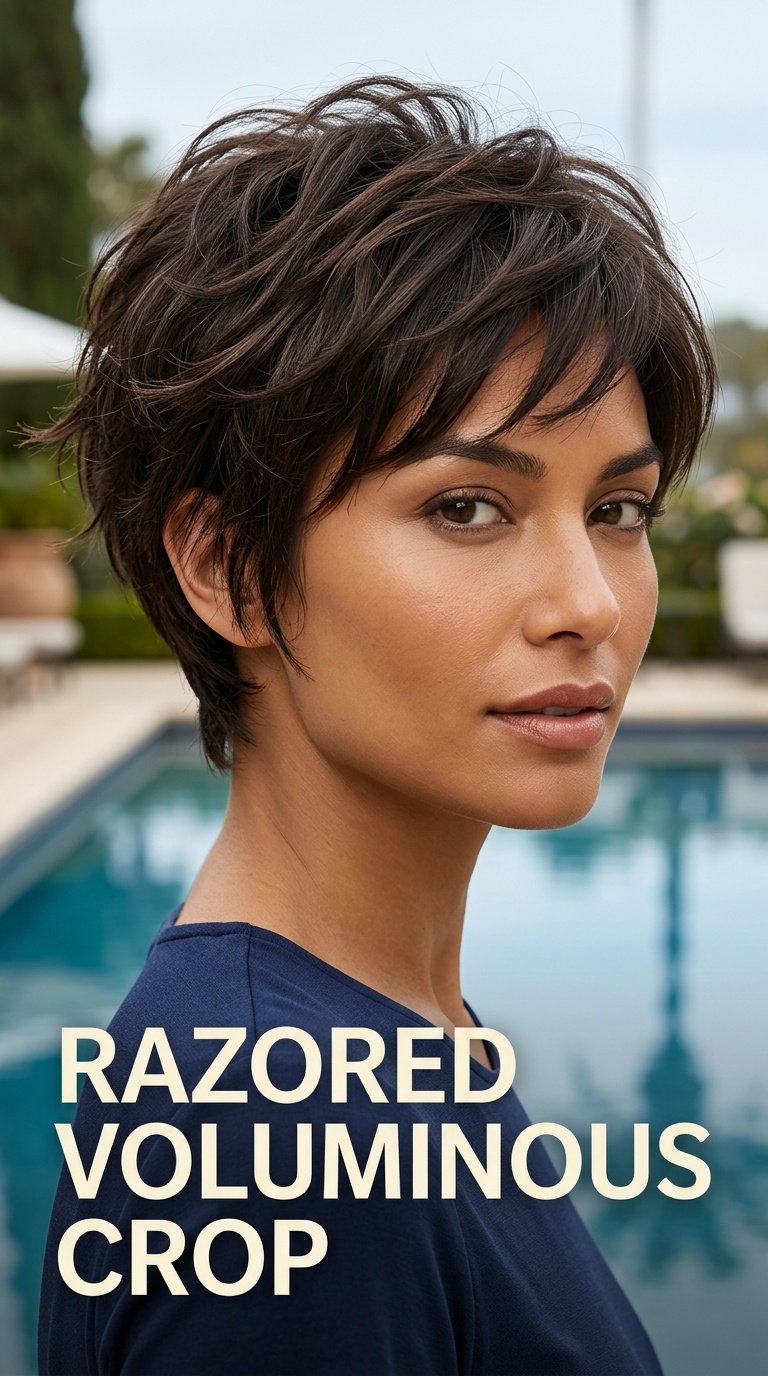 Razored Voluminous Crop