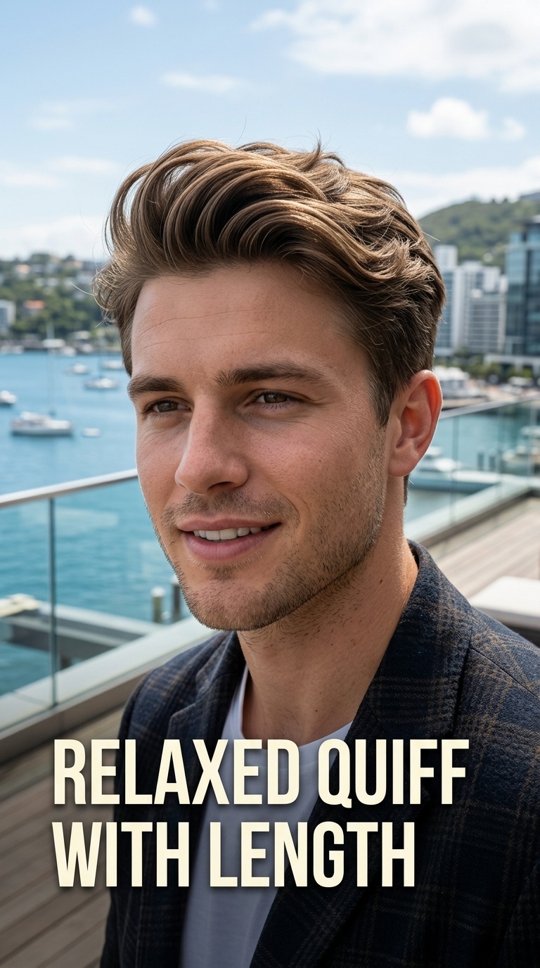 Relaxed Quiff with Length