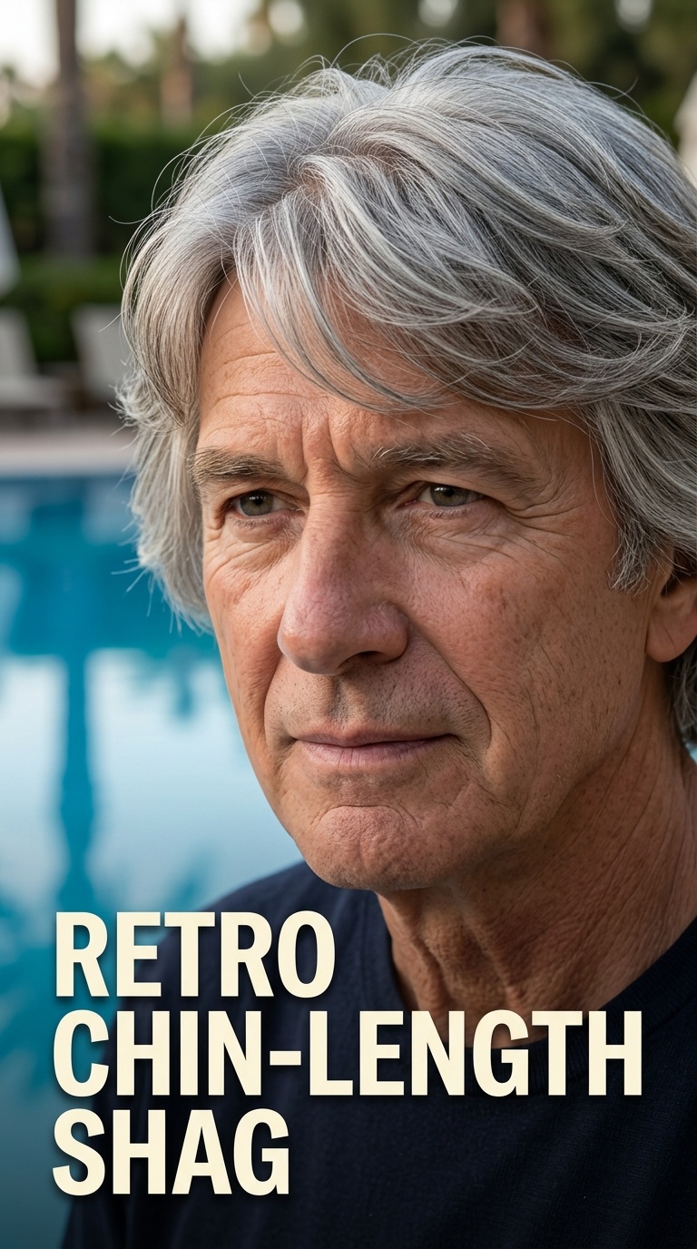 Retro Chin-Length Shag