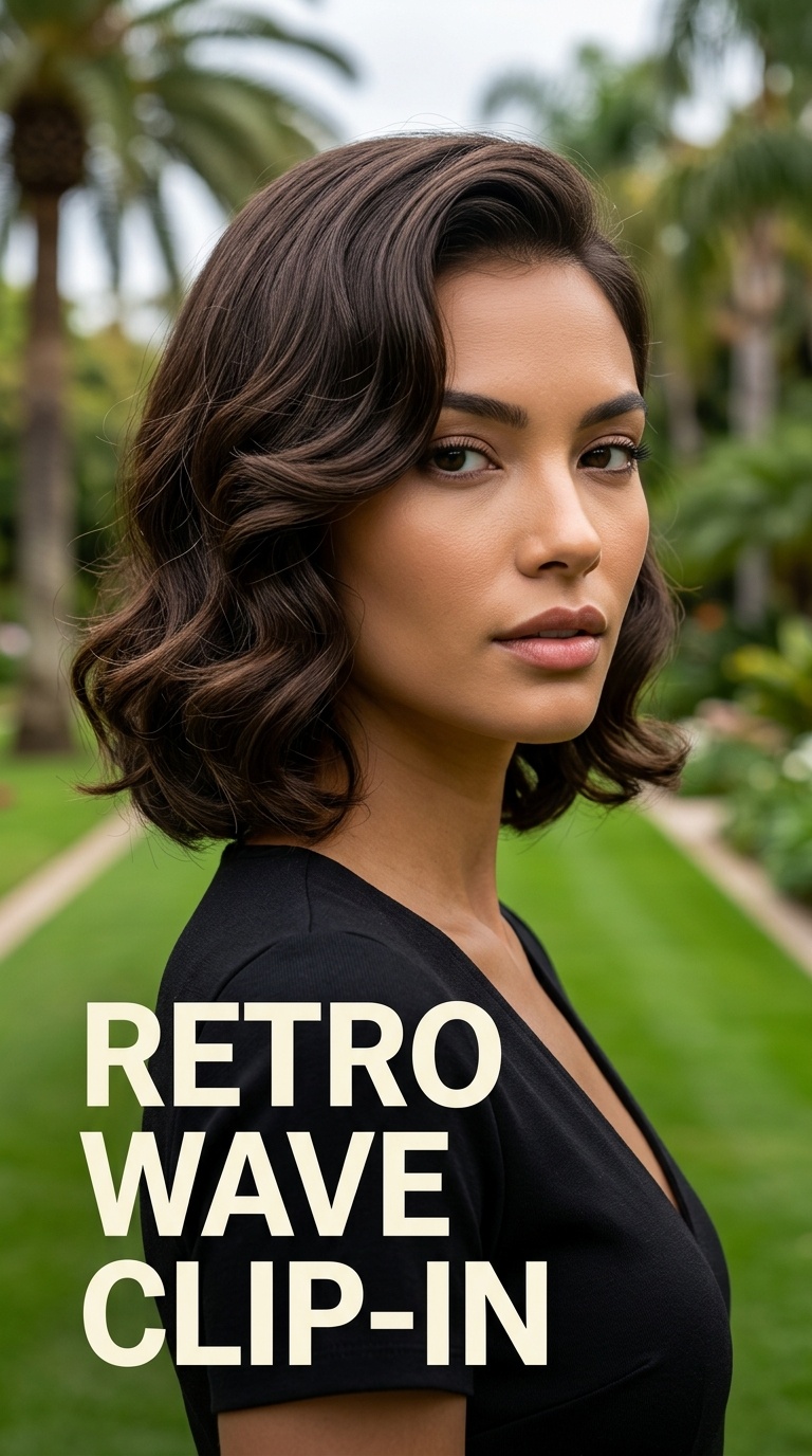 Retro Wave Clip-In