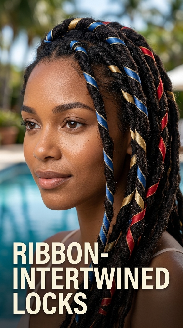 Ribbon-Intertwined Locks