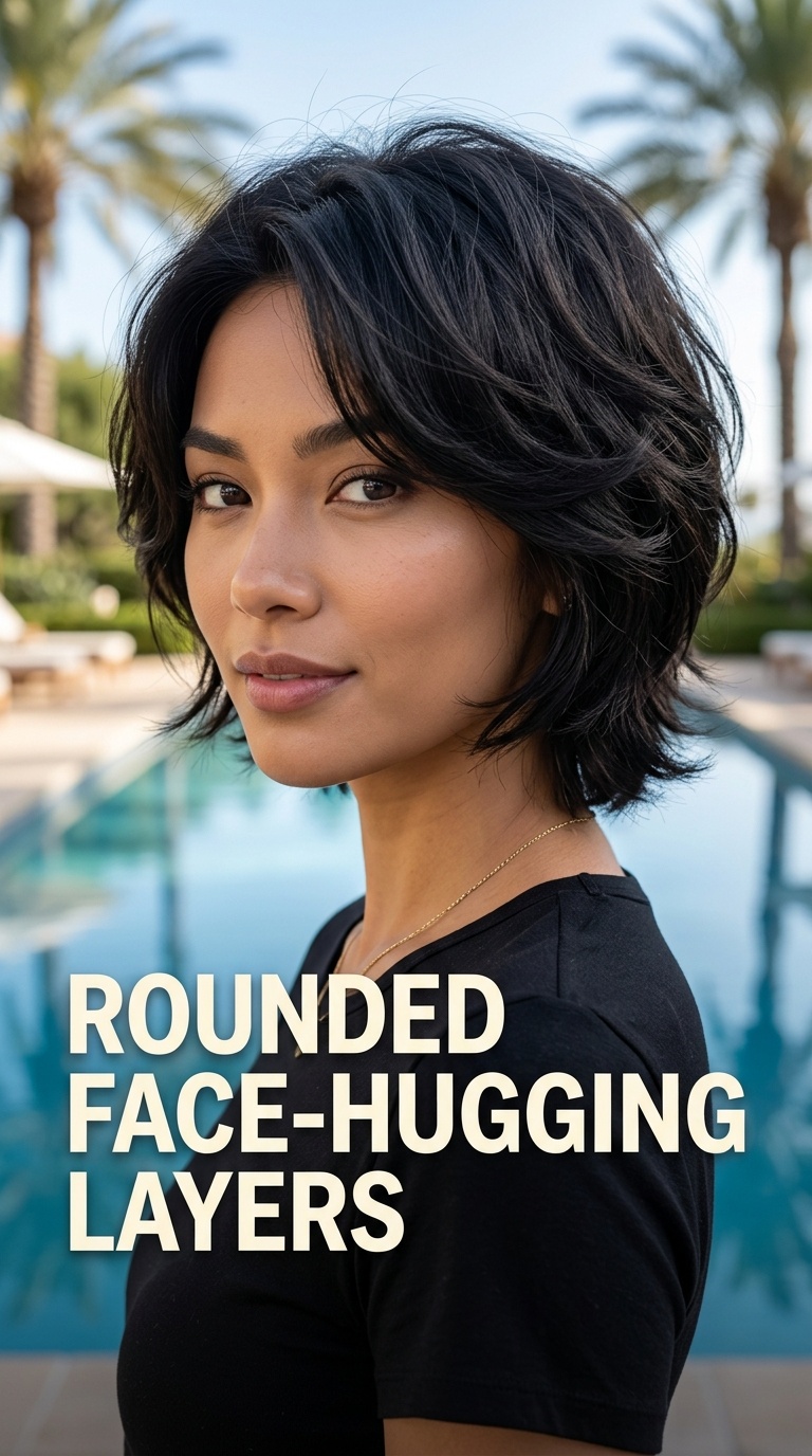 Rounded Face-Hugging Layers