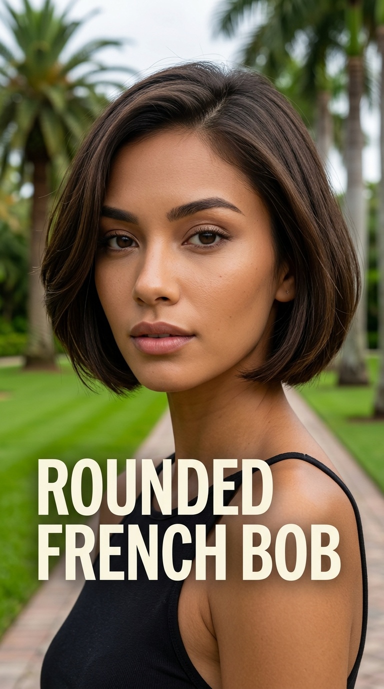 Rounded French Bob