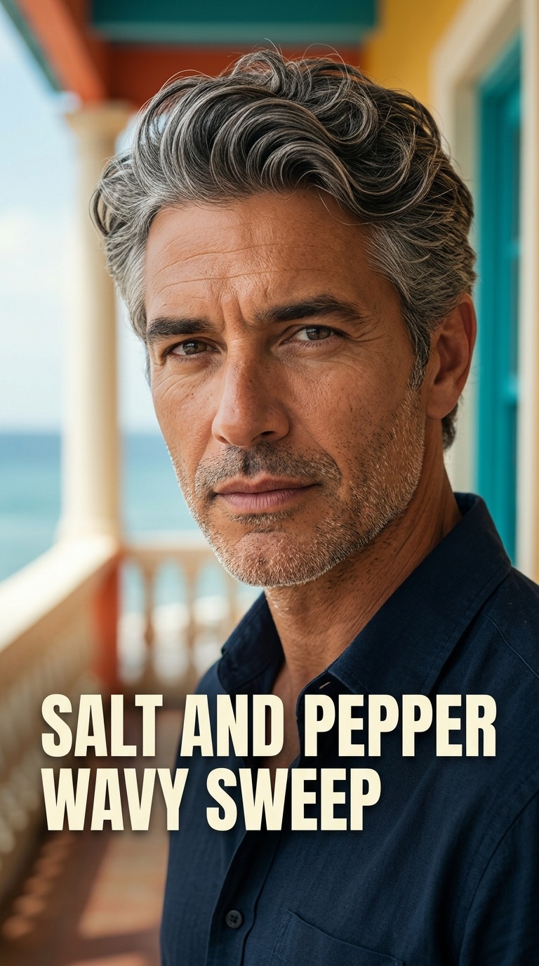 Salt and Pepper Wavy Sweep